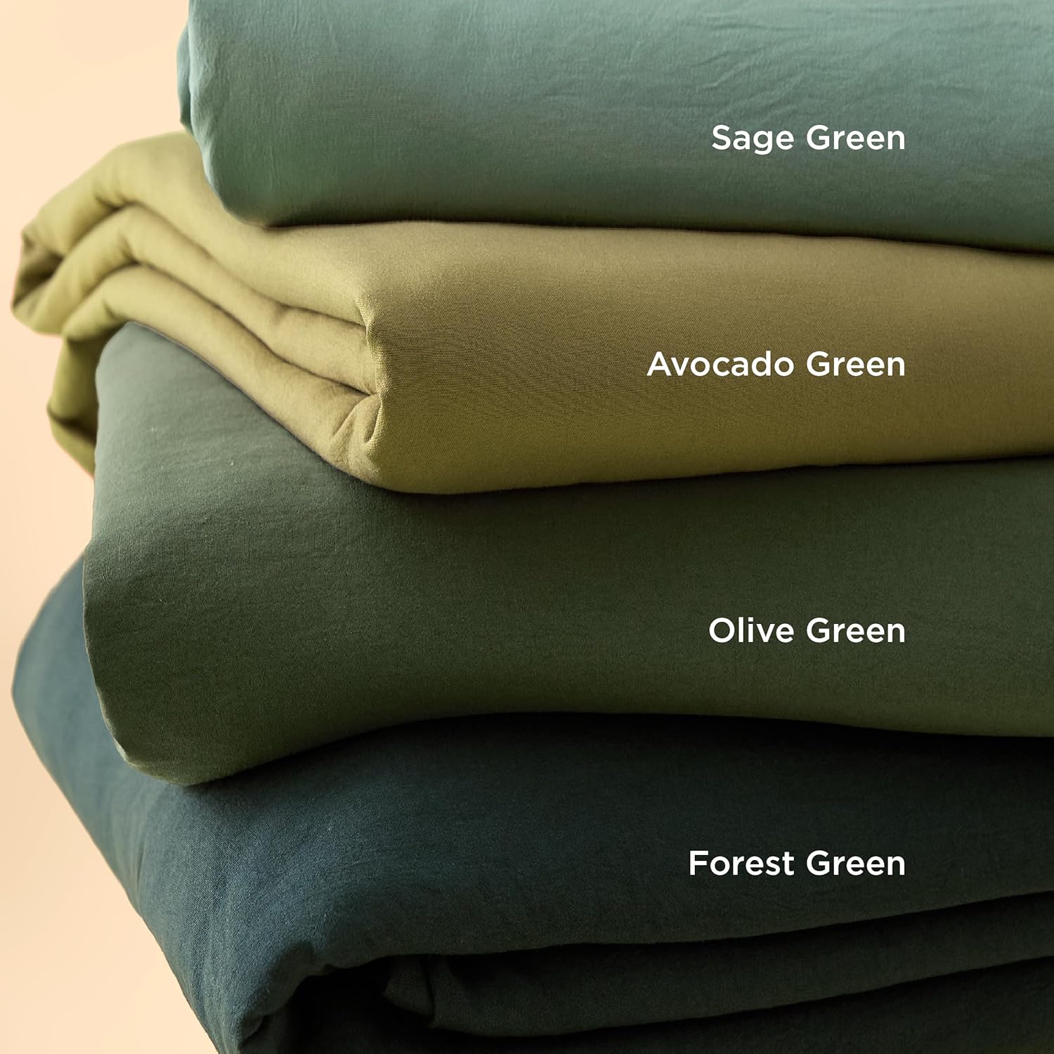 Bedsure Sage Green Duvet Cover