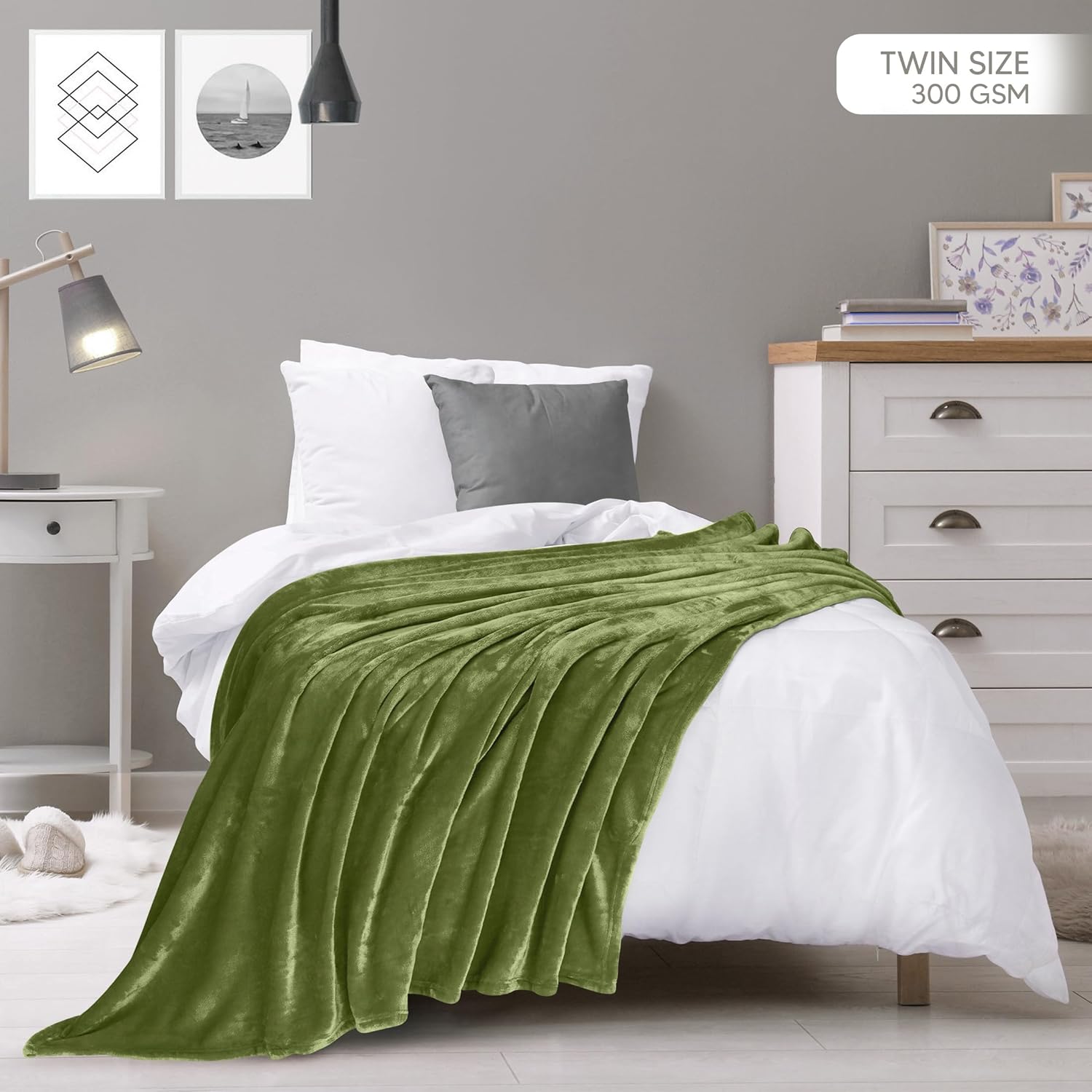 Utopia Bedding Fleece Blanket Twin