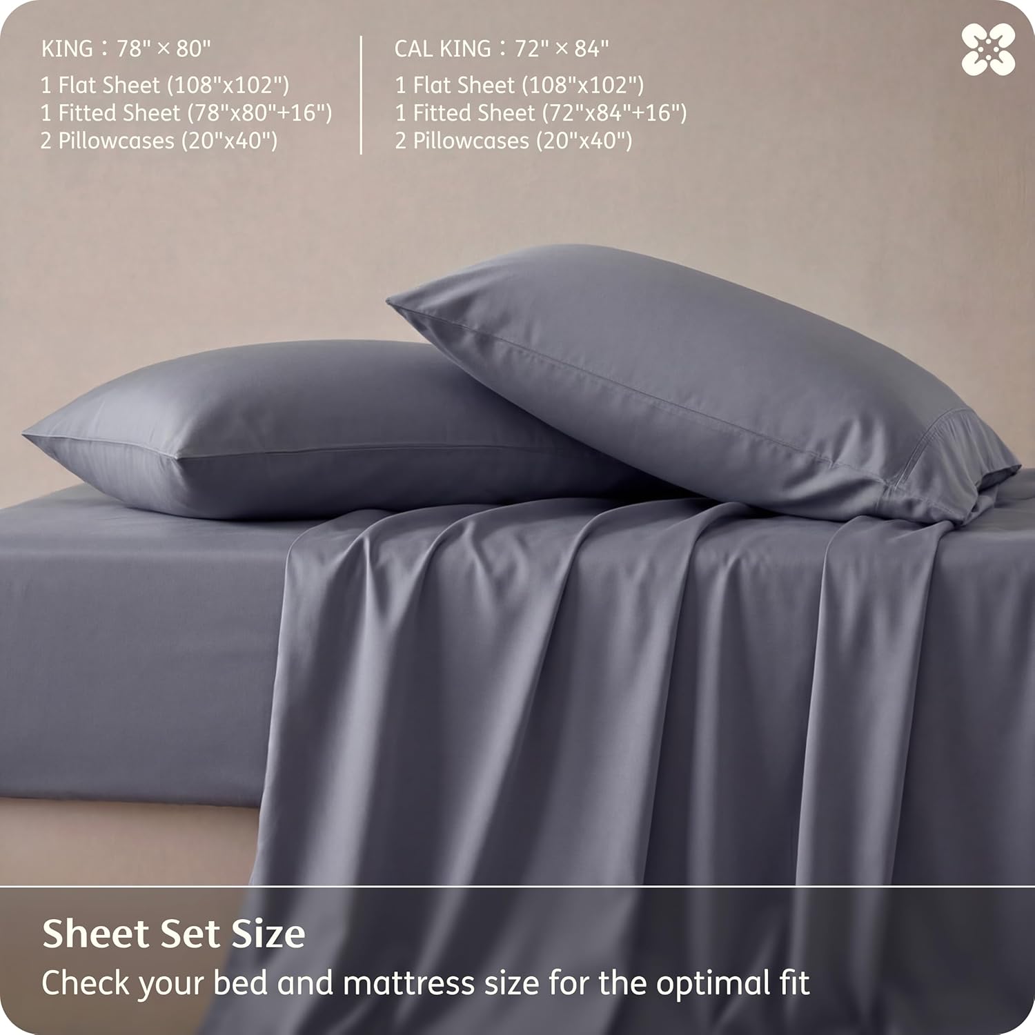 Bedsure King Size Sheets Set