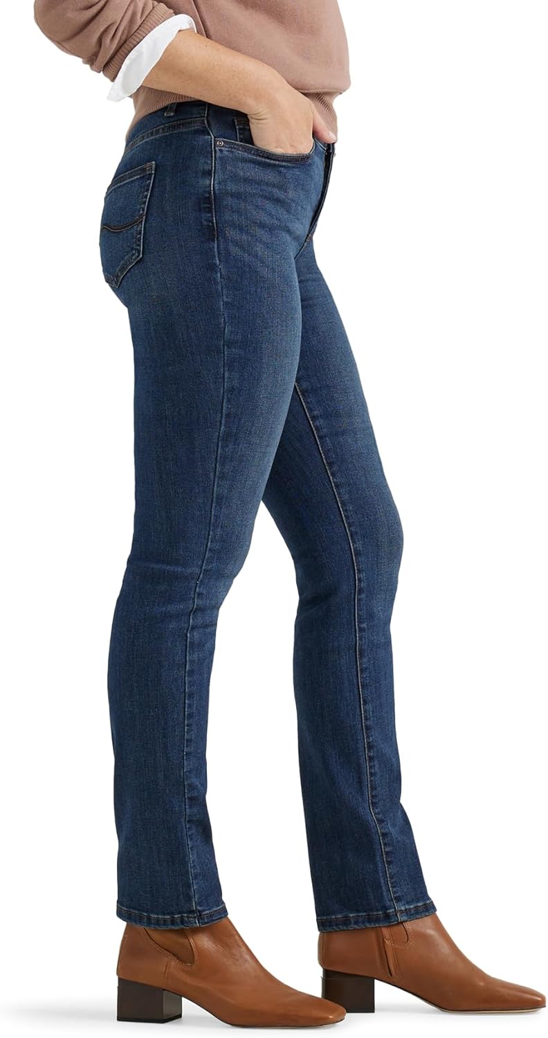 Lee Womens Ultra Lux Comfort with Flex Motion Straight Leg Jean - Image 2