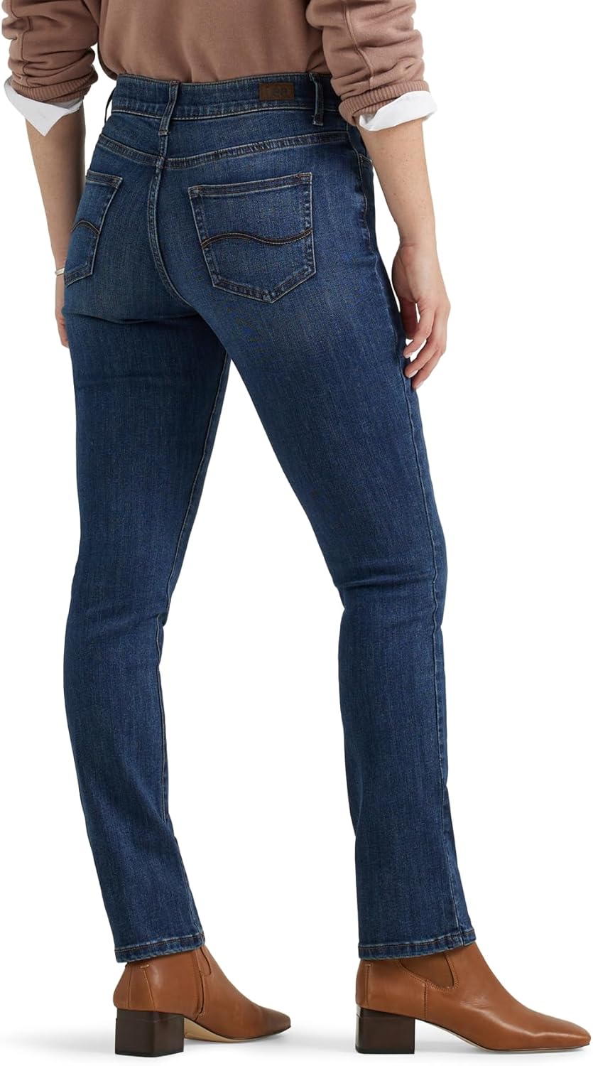 Lee Womens Ultra Lux Comfort with Flex Motion Straight Leg Jean - Image 3