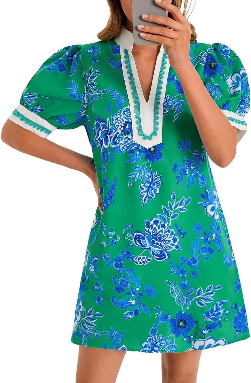 Wenrine Womens Summer Mini Dress