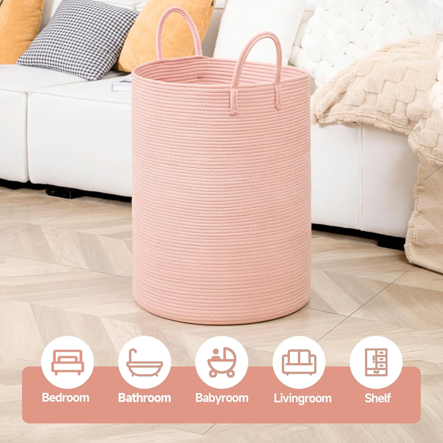 CLHMILY&Z Laundry Hamper Round Storage