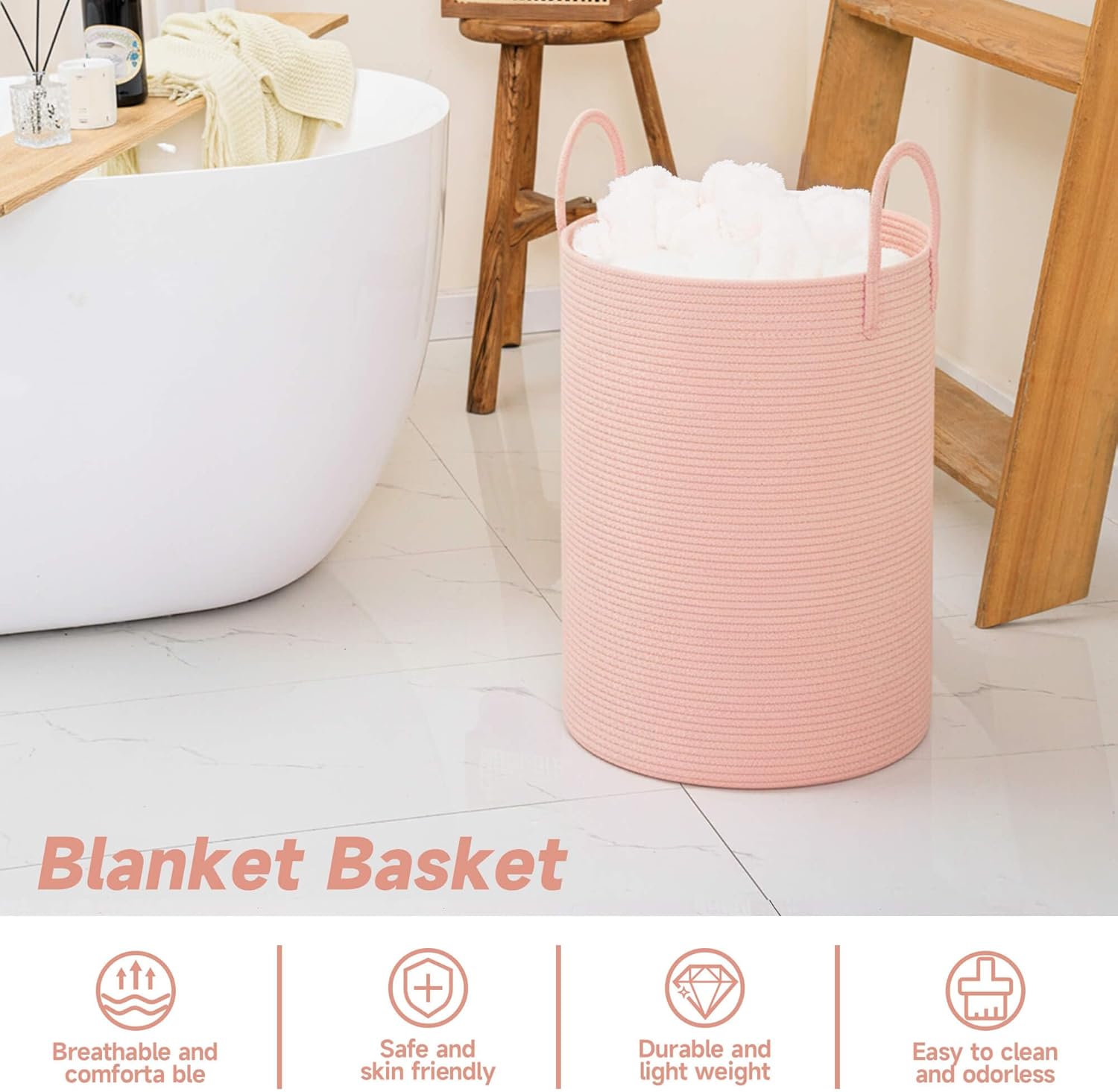 CLHMILY&Z Laundry Hamper Round Storage