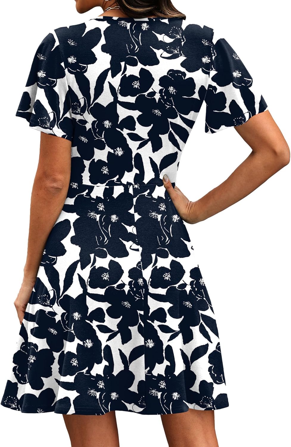 RUMIA Womens Casual Dresses Wrap