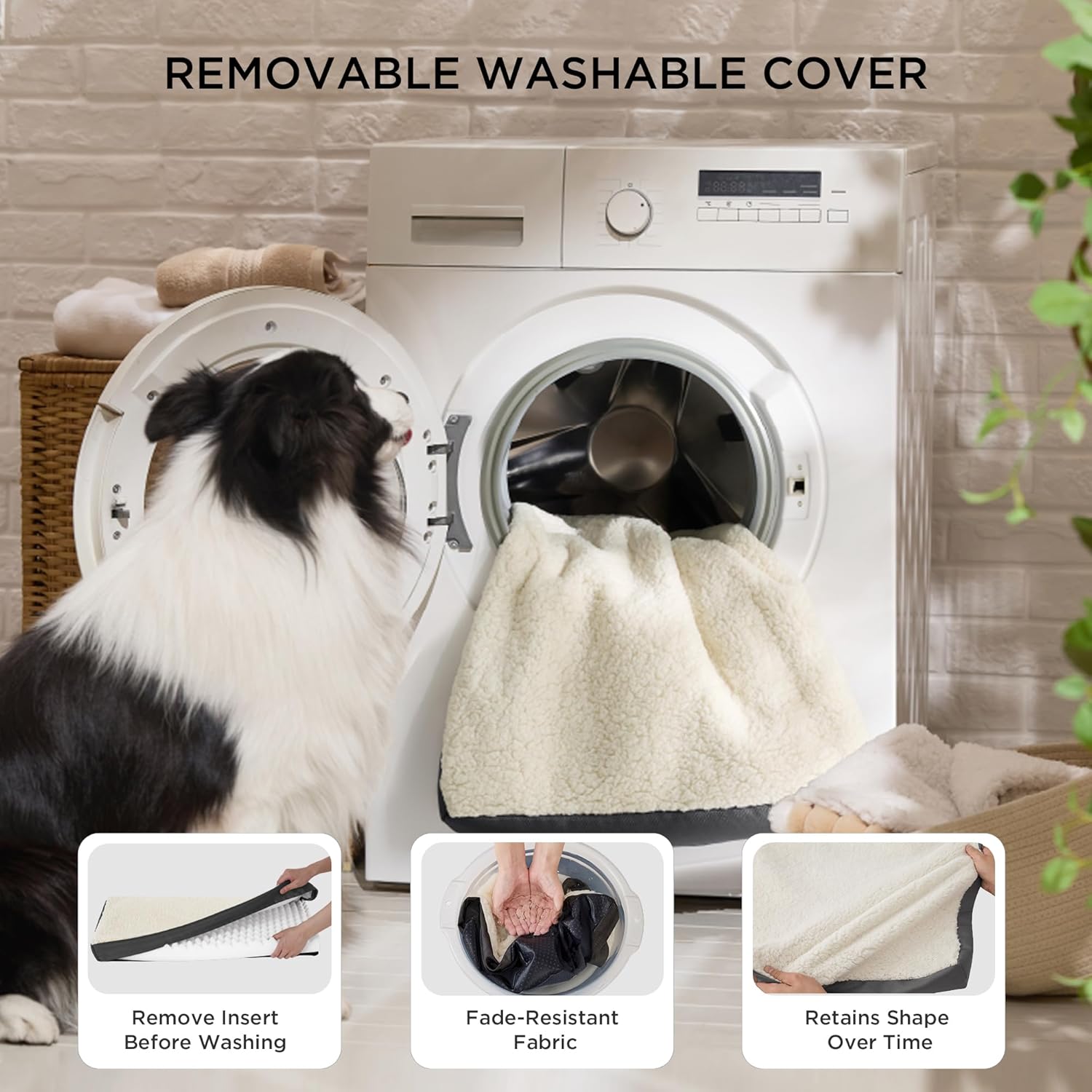 Bedsure Dog Beds Large Sized