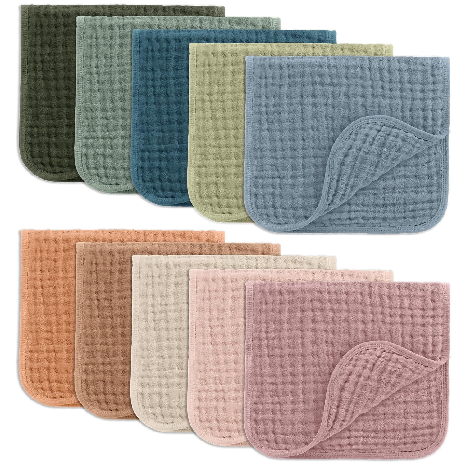 Comfy Cubs Muslin Burp Cloths