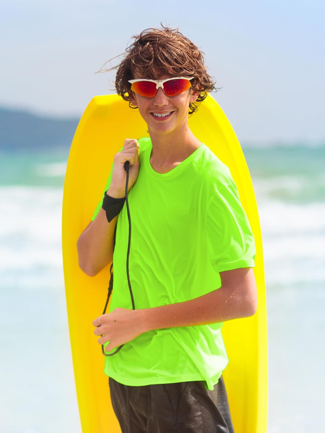 Boys Neon Shirts Dry Fit