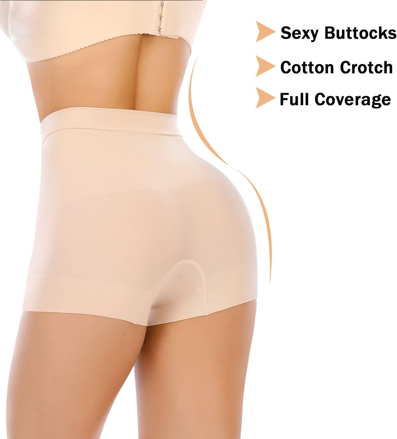Womens Seamless Shaping Boyshorts Panties