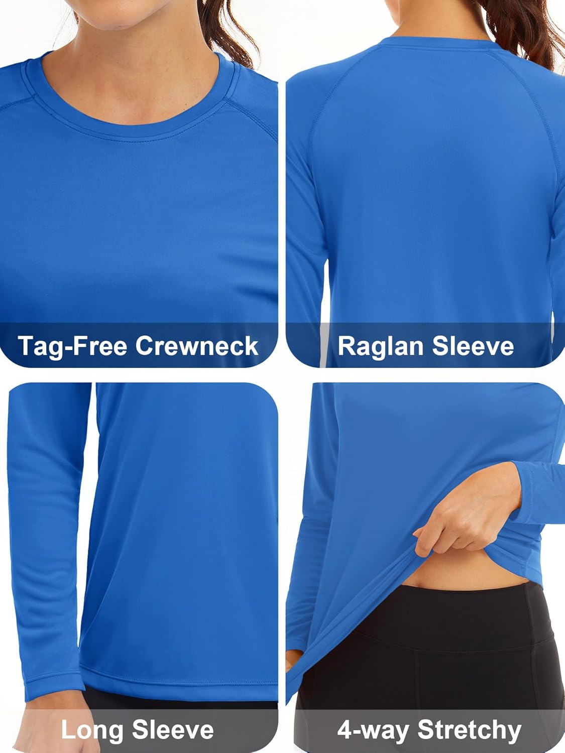 MAGCOMSEN Women's Long Sleeve Shirts
