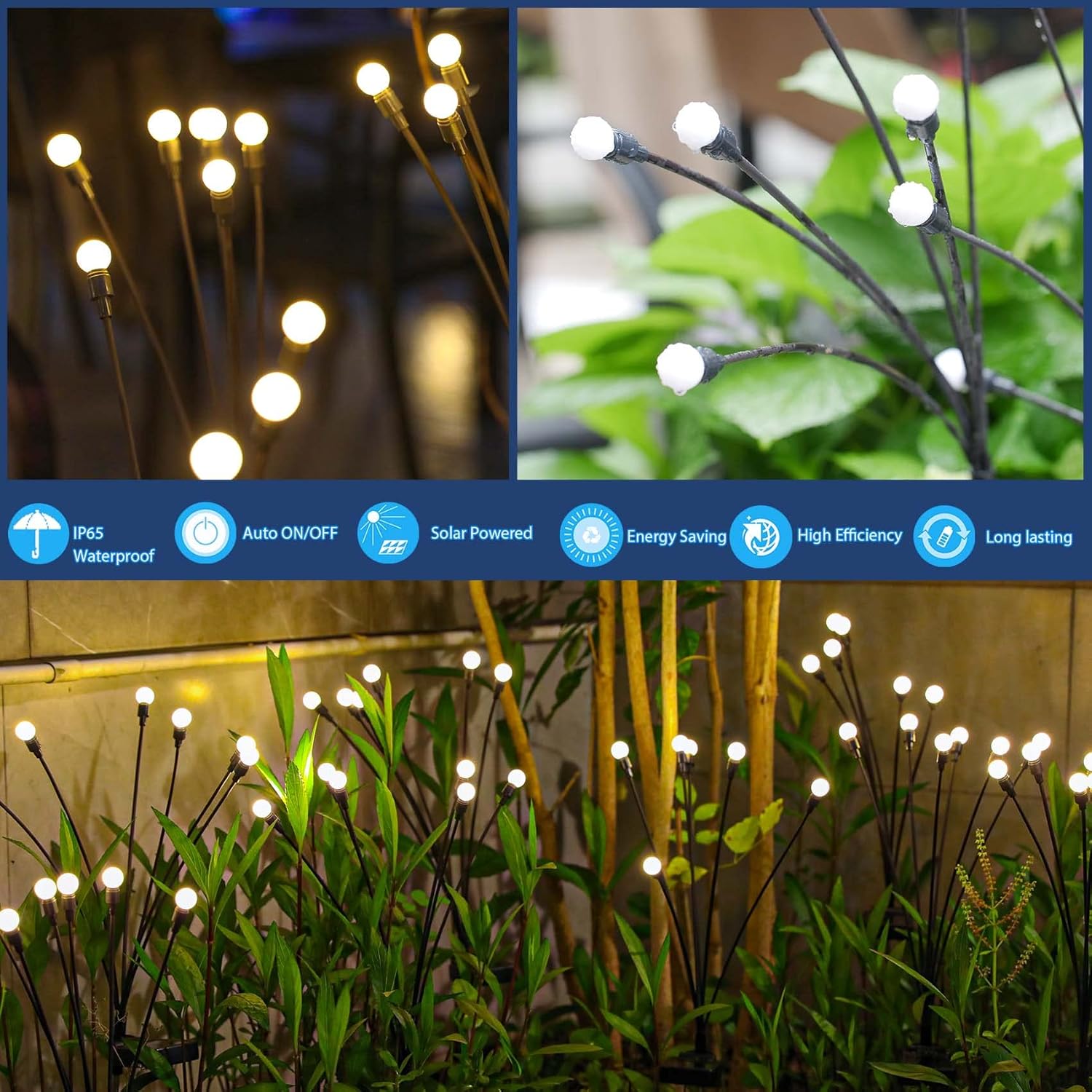 TONULAX Solar Garden Lights