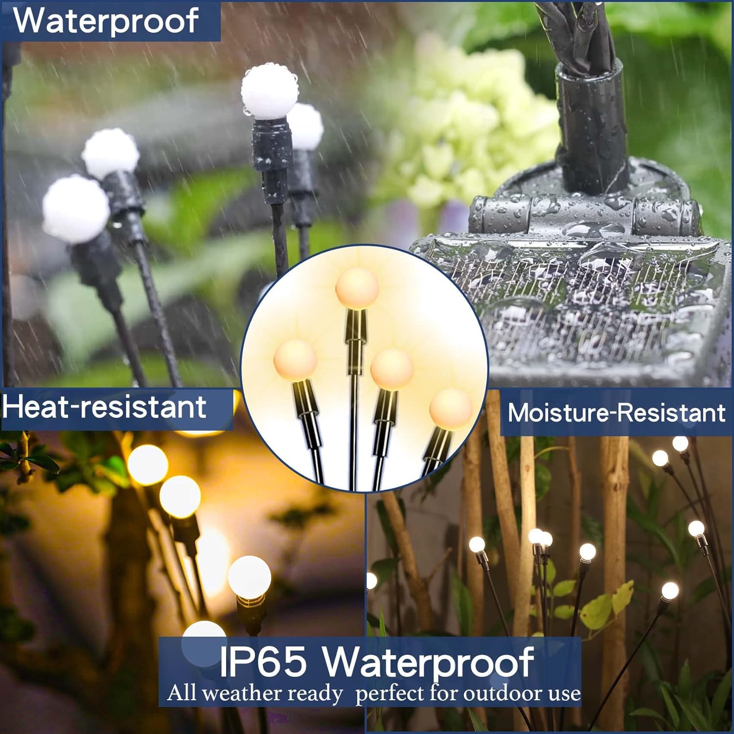 TONULAX Solar Garden Lights