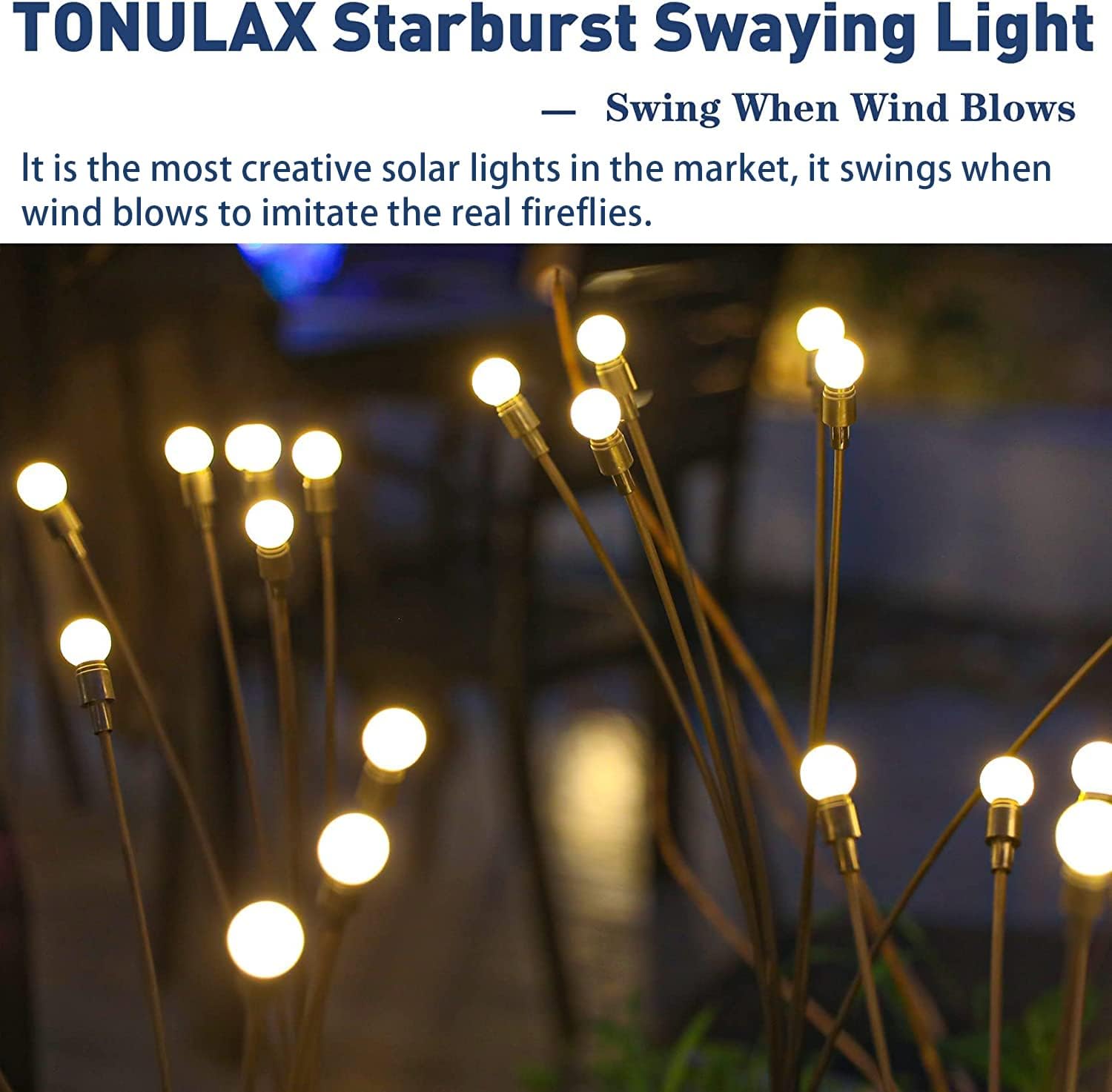 TONULAX Solar Garden Lights
