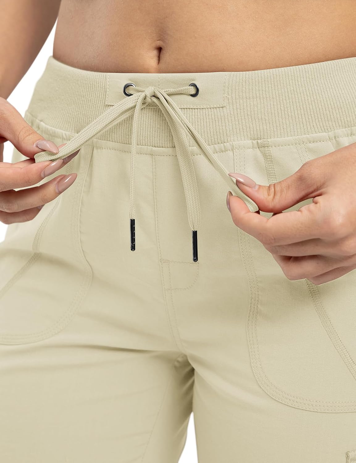 TBMPOY Womens Cargo Capris Lightweight