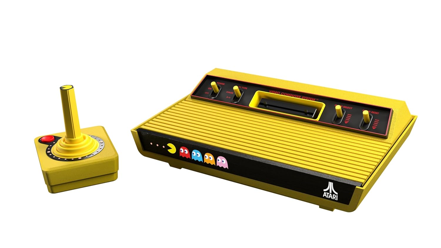Atari 2600+ PAC-MAN Edition Console, Game & Wireless Joystick - Image 3