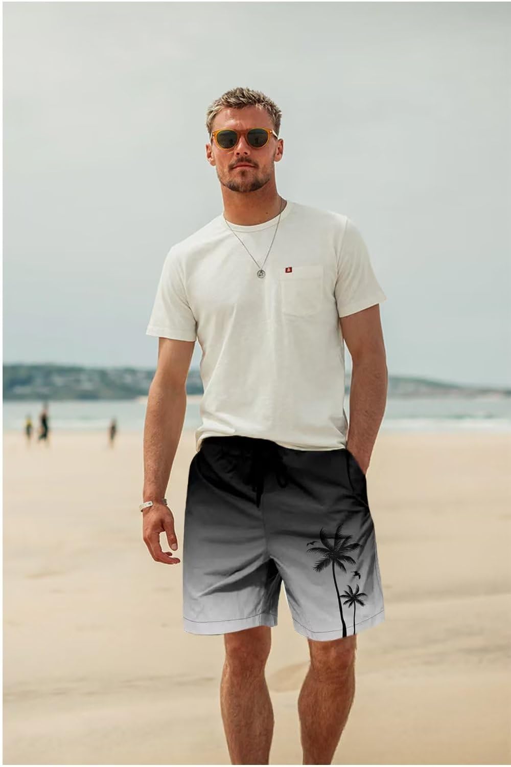 Men's Swim Trunks Hawaiian Bathing