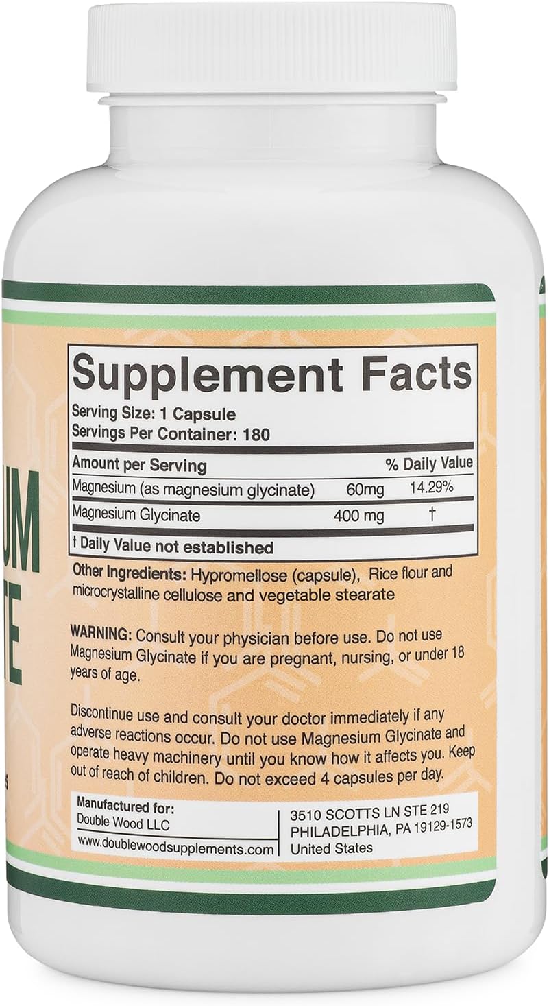 Magnesium Glycinate 400mg | 180