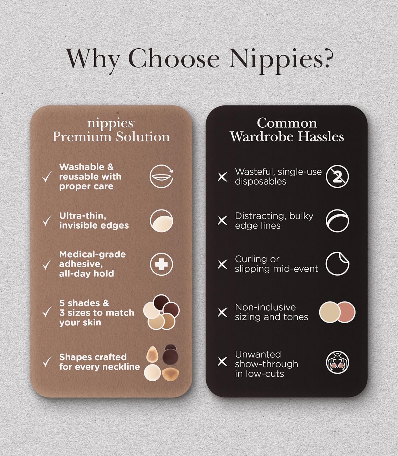 Nippies Nipple Covers for Women