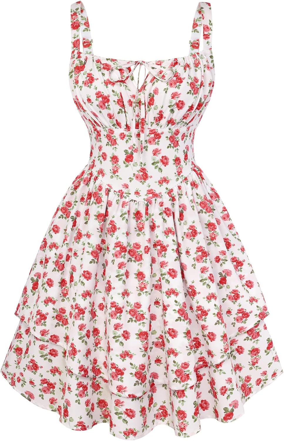 Scarlet Darkness Floral Mini Corset
