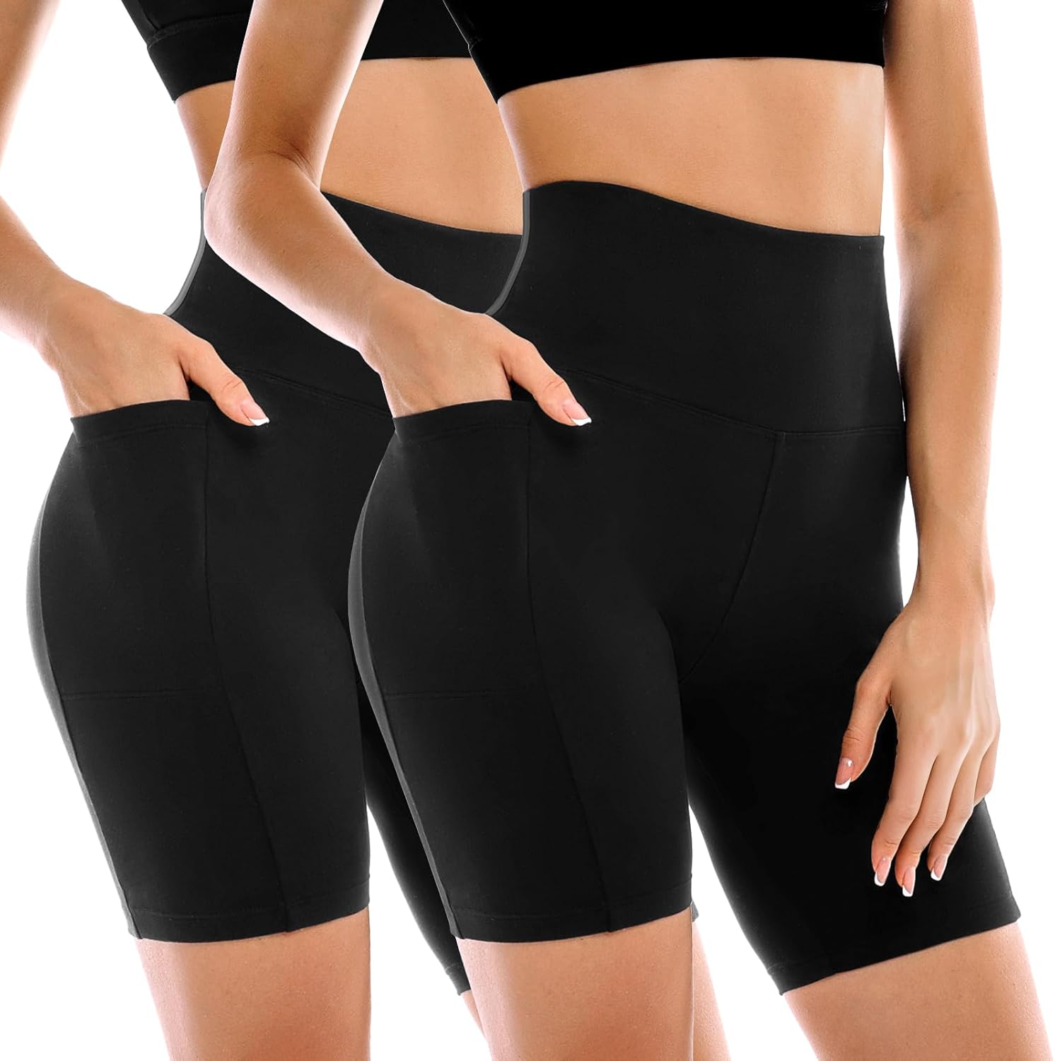 Leafigure 2 Pack Womens Biker