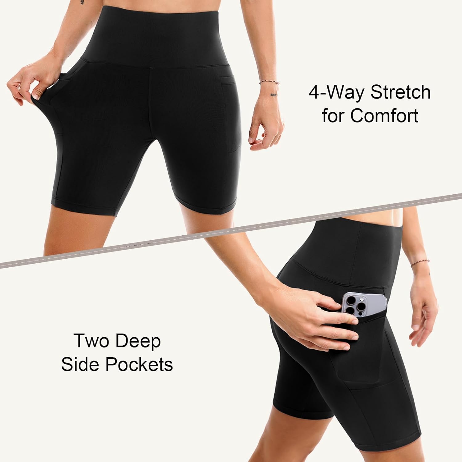 Leafigure 2 Pack Womens Biker