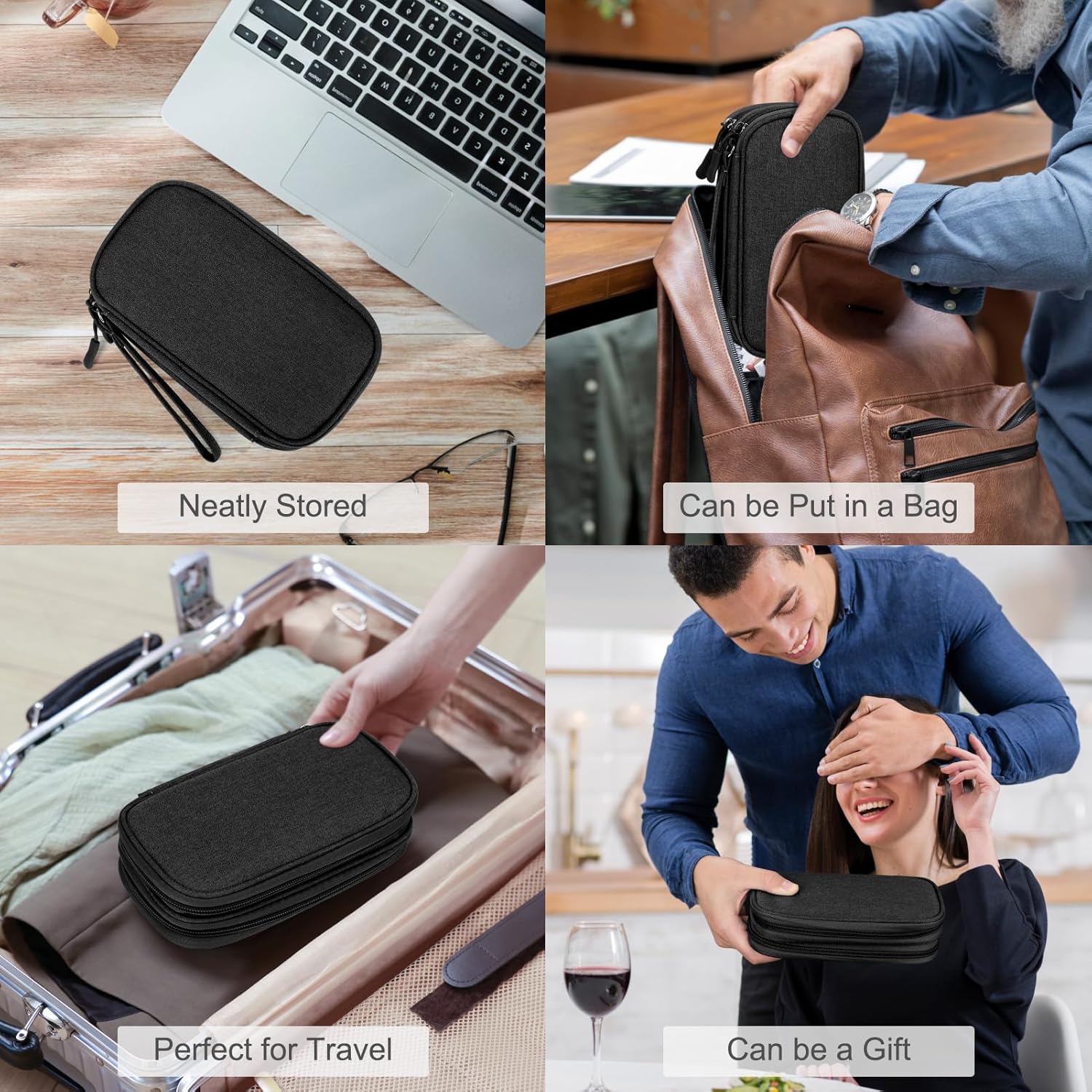 FYY Travel Cable Organizer Pouch