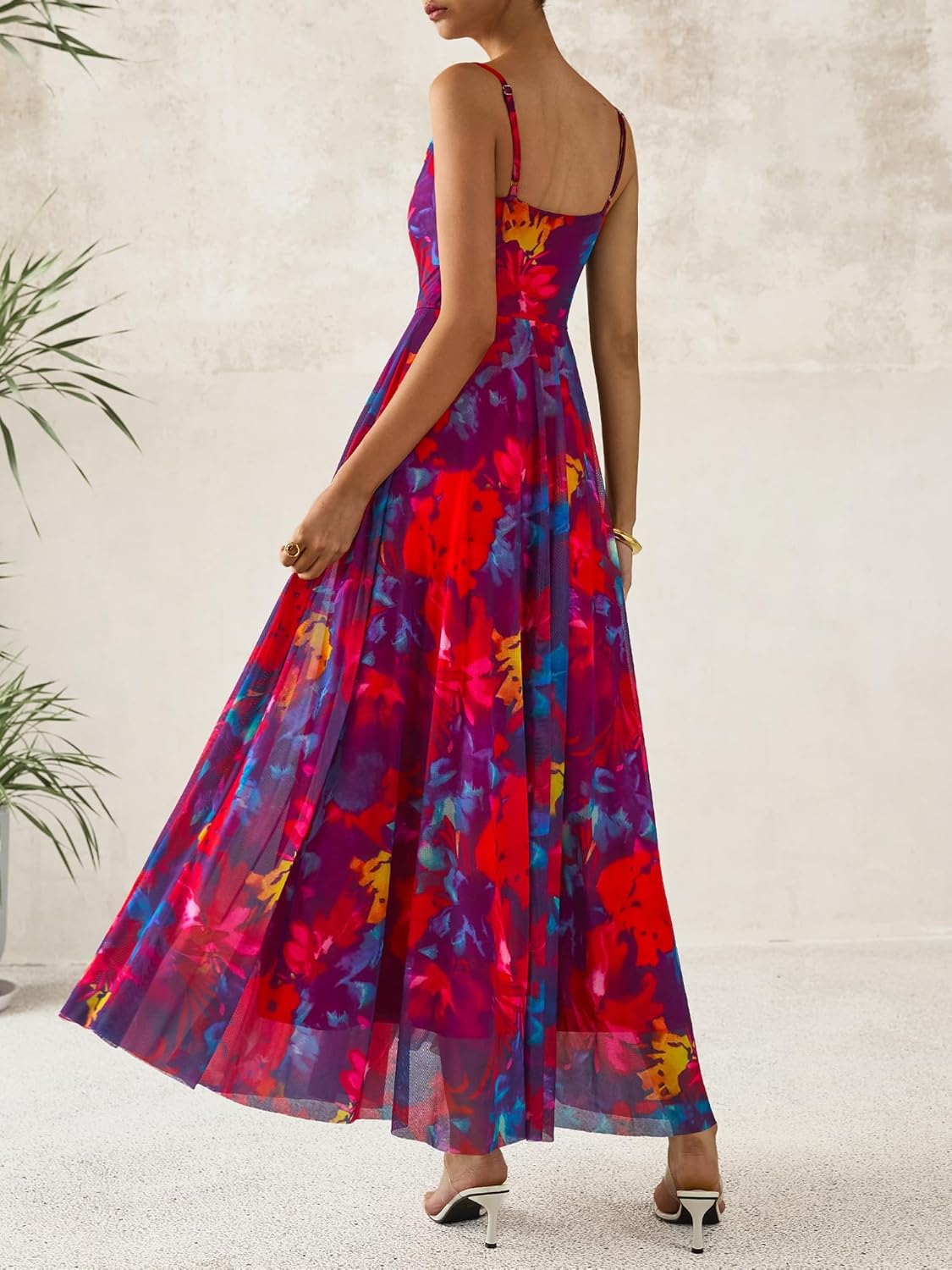 BTFBM Women Summer Floral Maxi