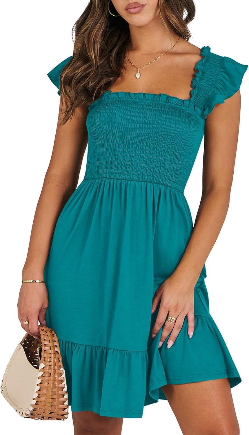 ANRABESS Women's Summer Casual Sleeveless