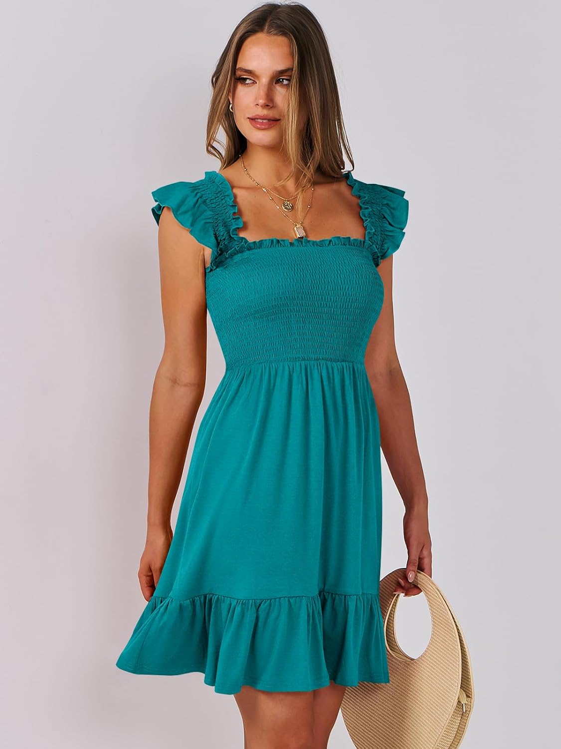 ANRABESS Women's Summer Casual Sleeveless