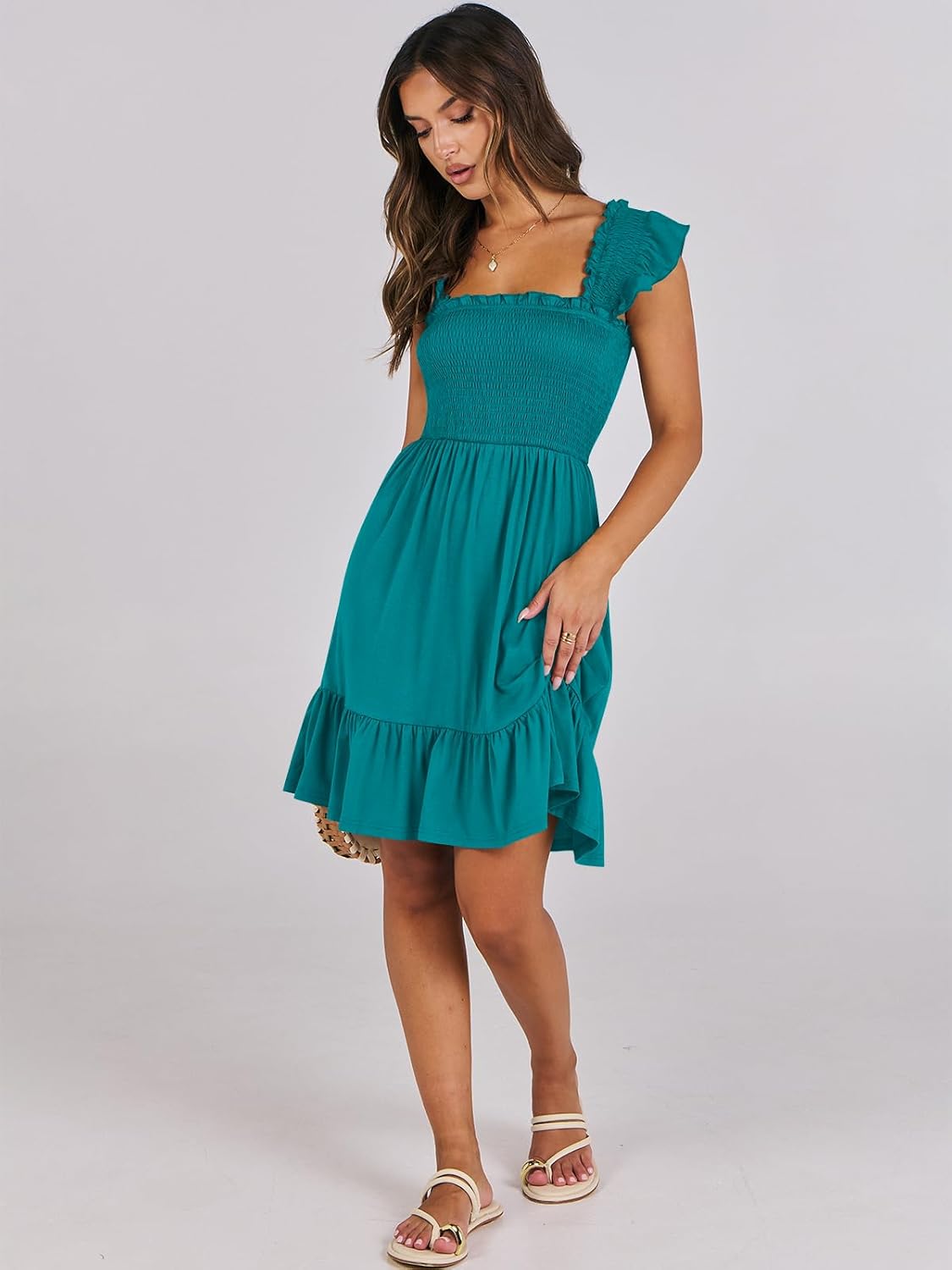 ANRABESS Women's Summer Casual Sleeveless