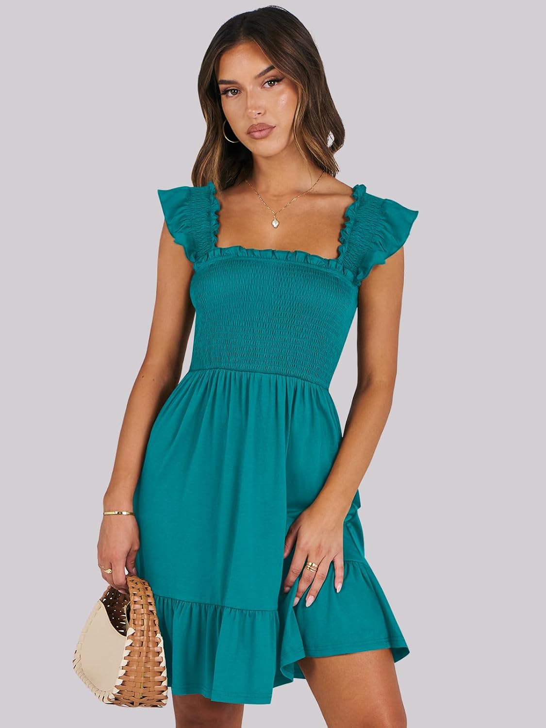 ANRABESS Women's Summer Casual Sleeveless