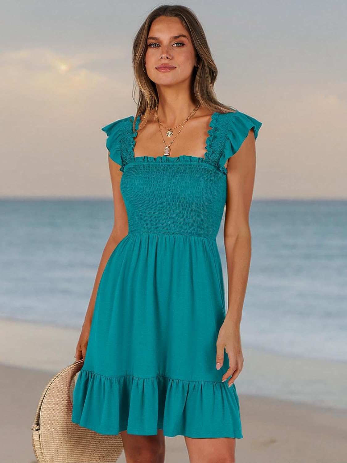 ANRABESS Women's Summer Casual Sleeveless