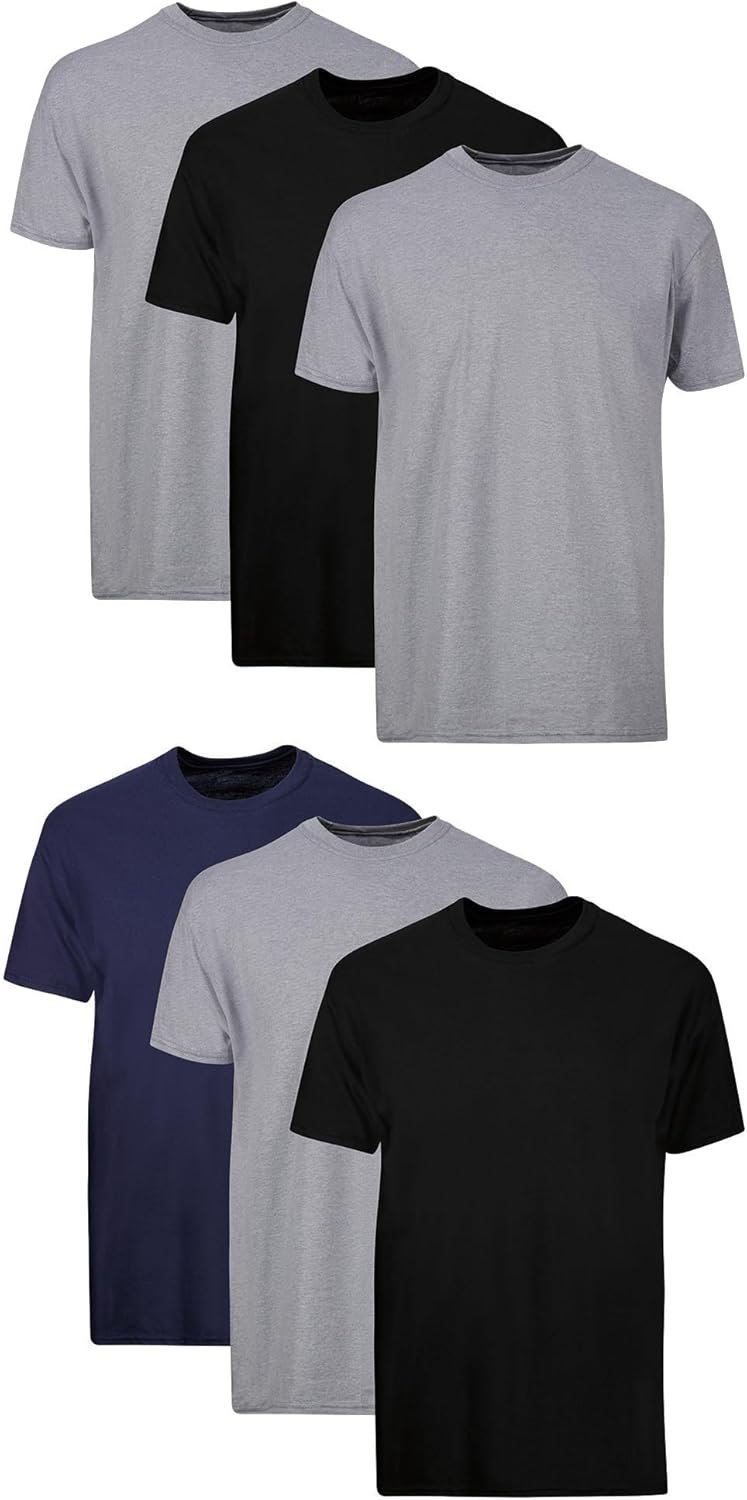 Hanes Men's Undershirt Packs, Stay-Tucked