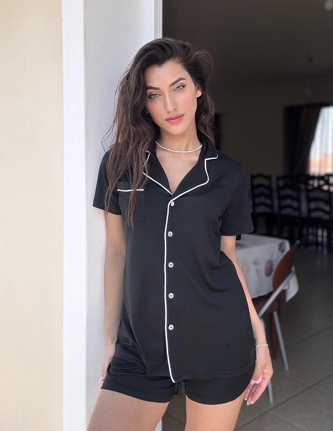Ekouaer Pajamas Set for Women