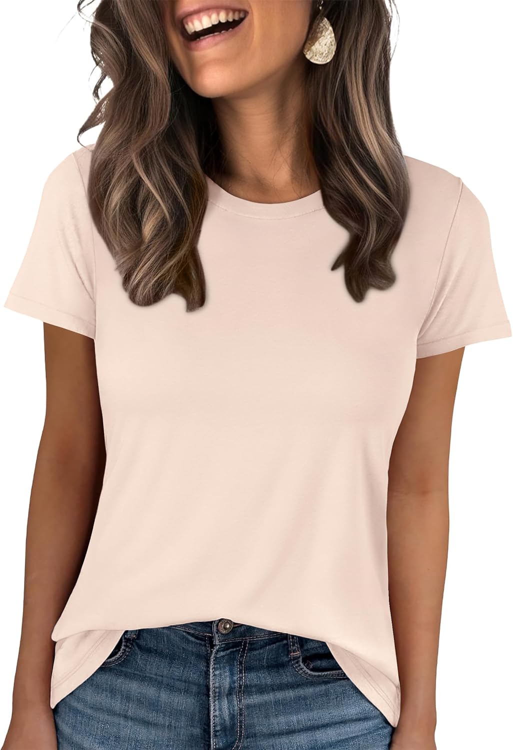 ANRABESS Women Short Sleeve Tops