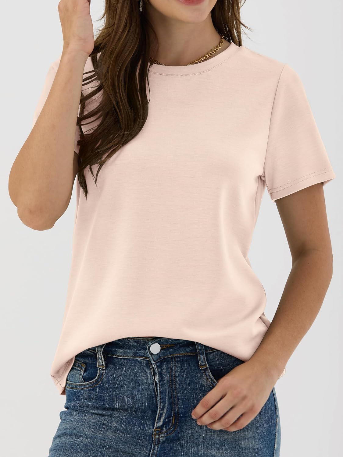 ANRABESS Women Short Sleeve Tops