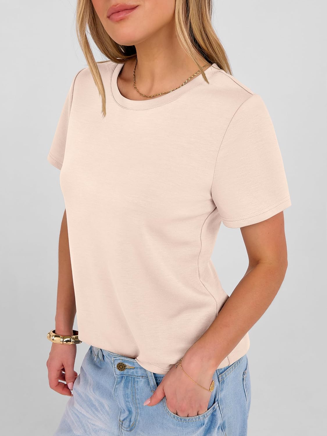 ANRABESS Women Short Sleeve Tops
