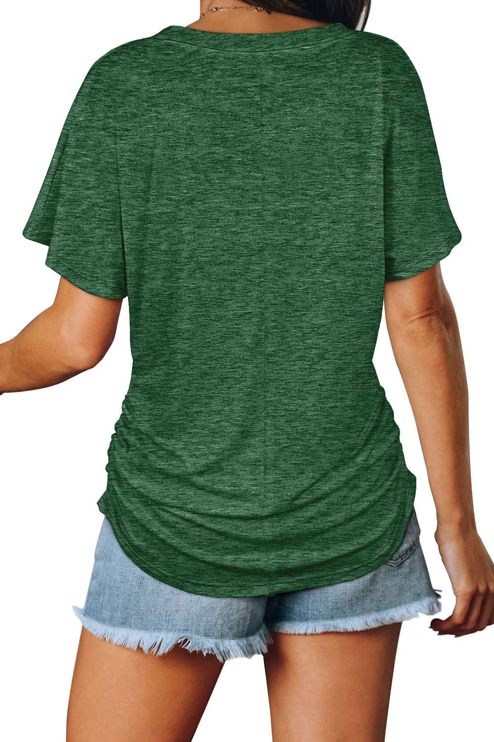 WIHOLL Womens Summer T-Shirts Short
