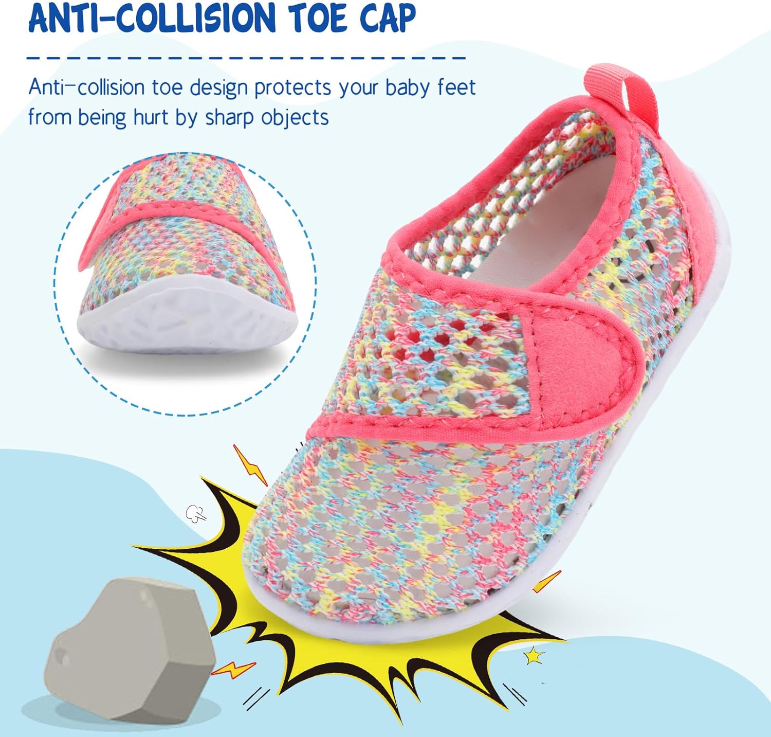 LeIsfIt Toddler Water Shoes Boys