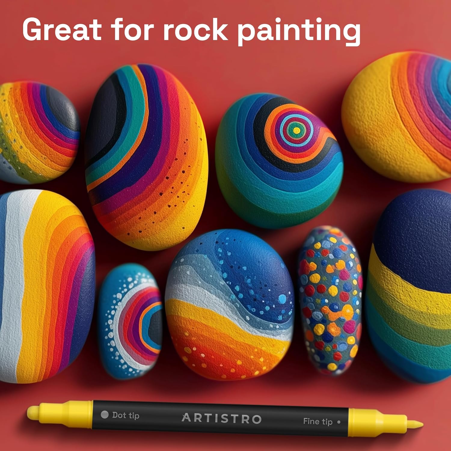 ARTISTRO 12 Precision Dual-Tip Acrylic