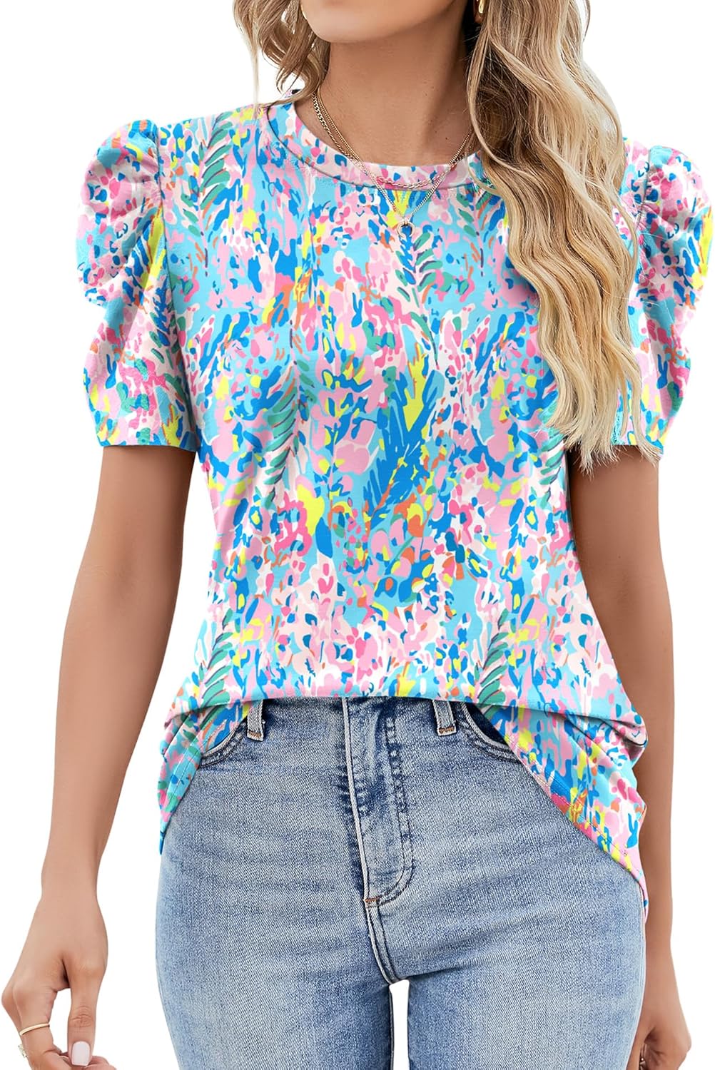 Ivicoer Puff Short Sleeve Shirt
