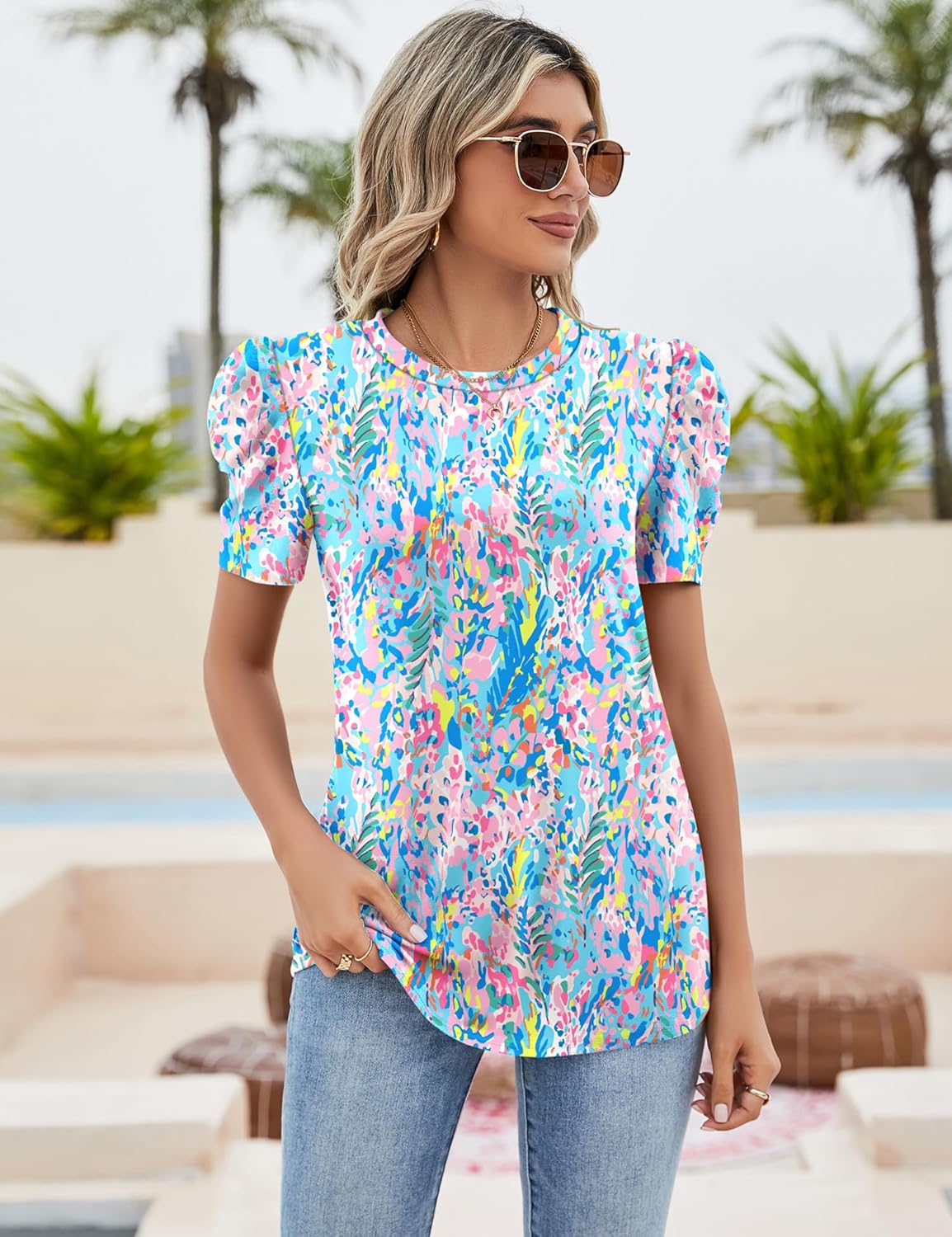 Ivicoer Puff Short Sleeve Shirt