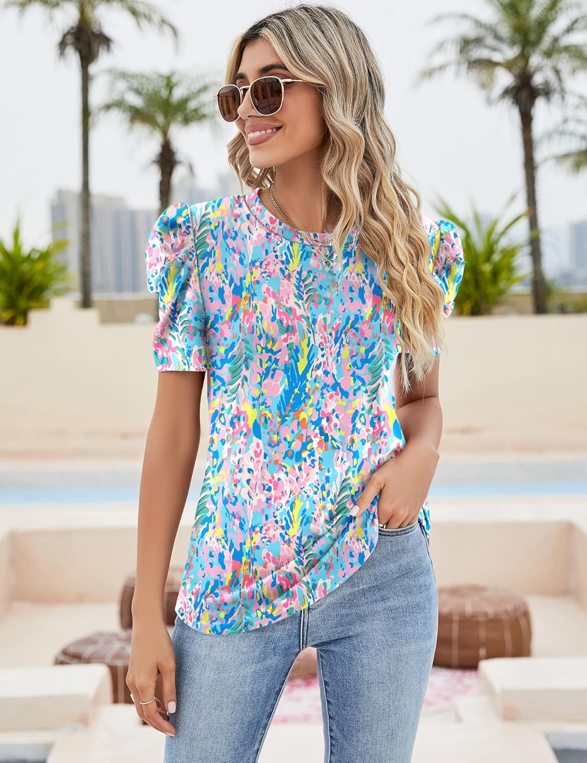 Ivicoer Puff Short Sleeve Shirt