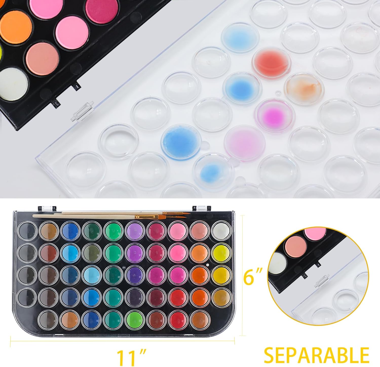 Artecho 48 Colors Watercolor Paint