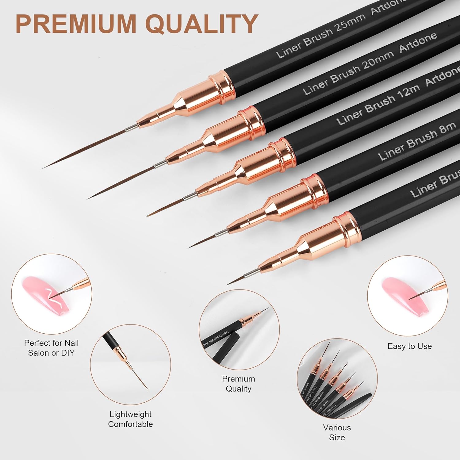 Artdone Metallic Nail Art Pens