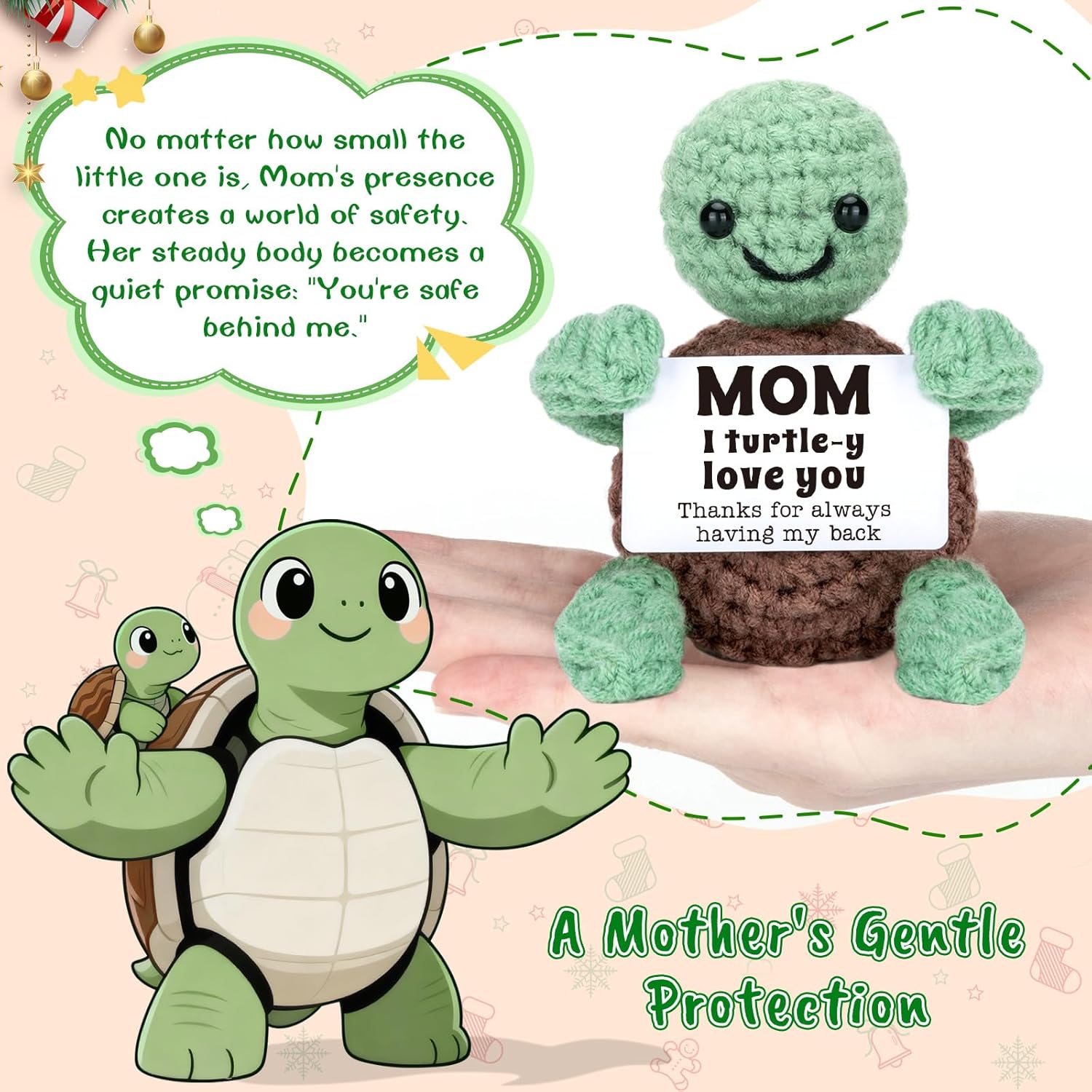 Mini Funny Turtle Mothers Day