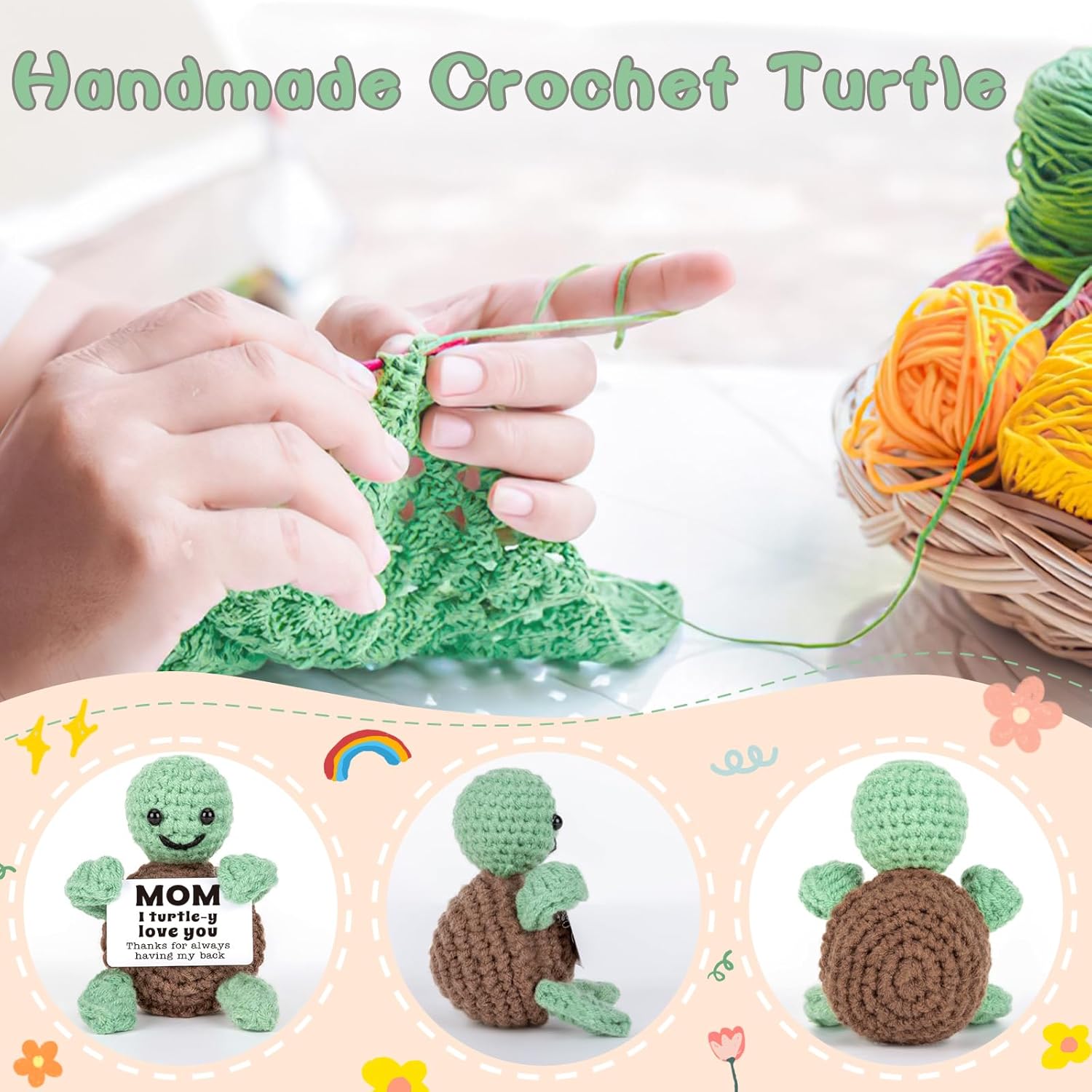 Mini Funny Turtle Mothers Day