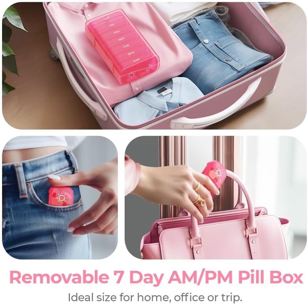 AUVON XL Weekly Pill Organizer
