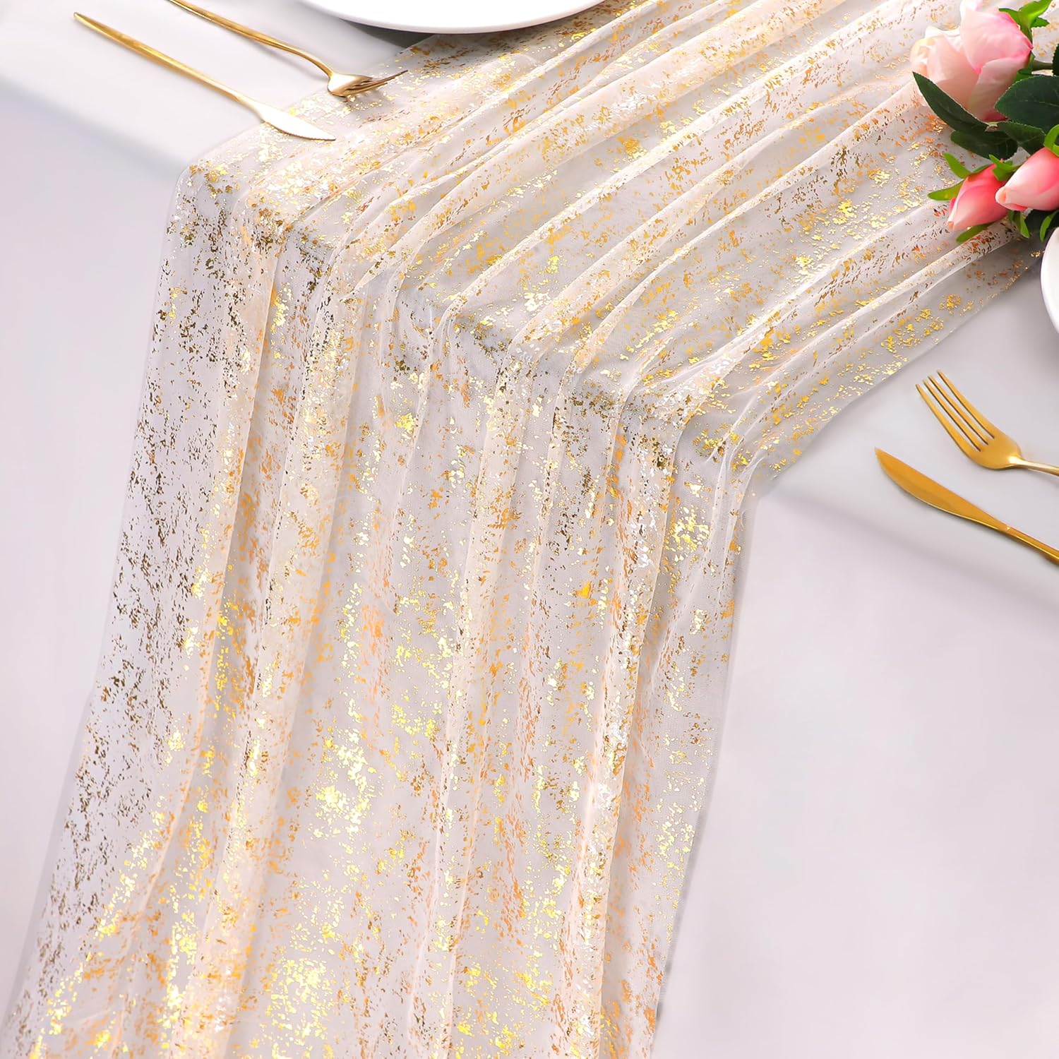 Snowkingdom 10 Ft Gold Table