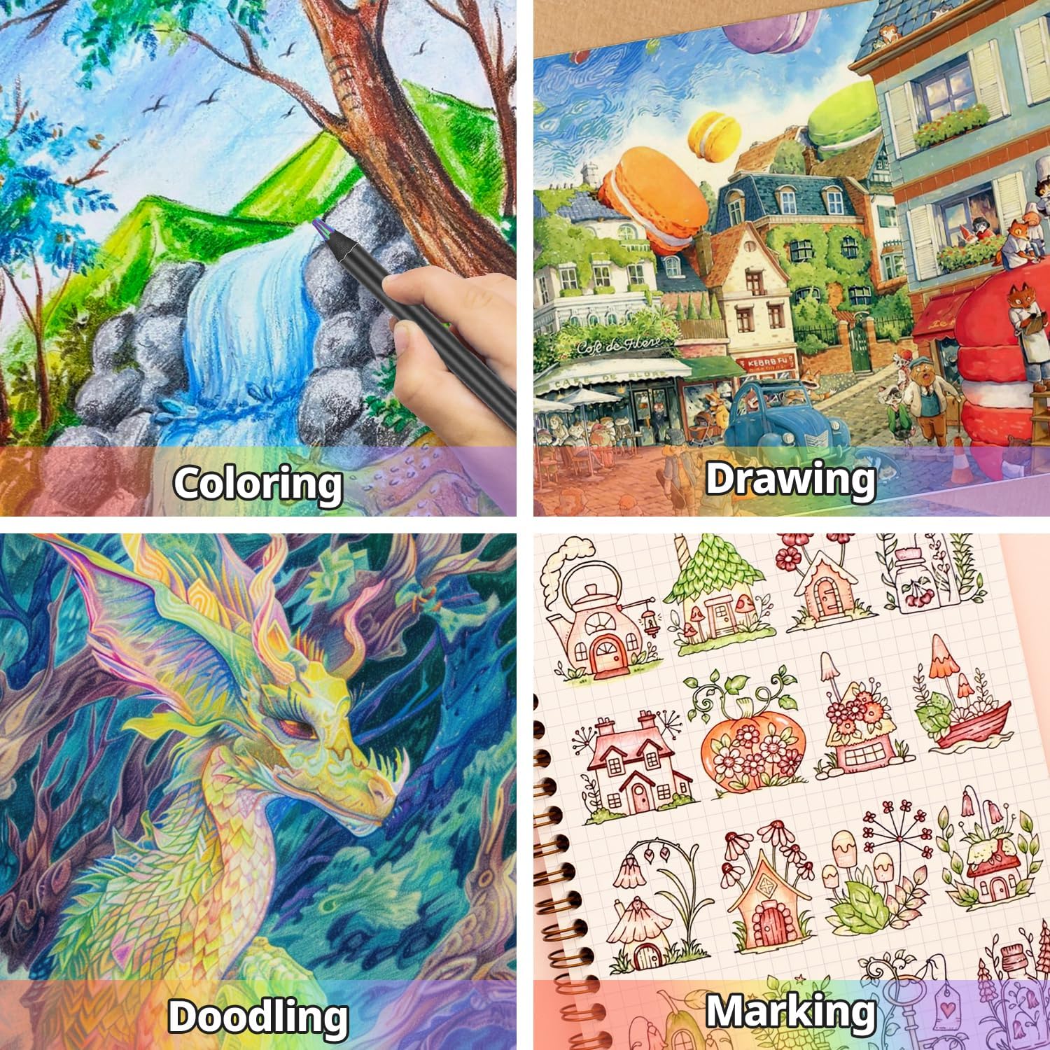 Yangmei Art Supplies 12 Rainbow